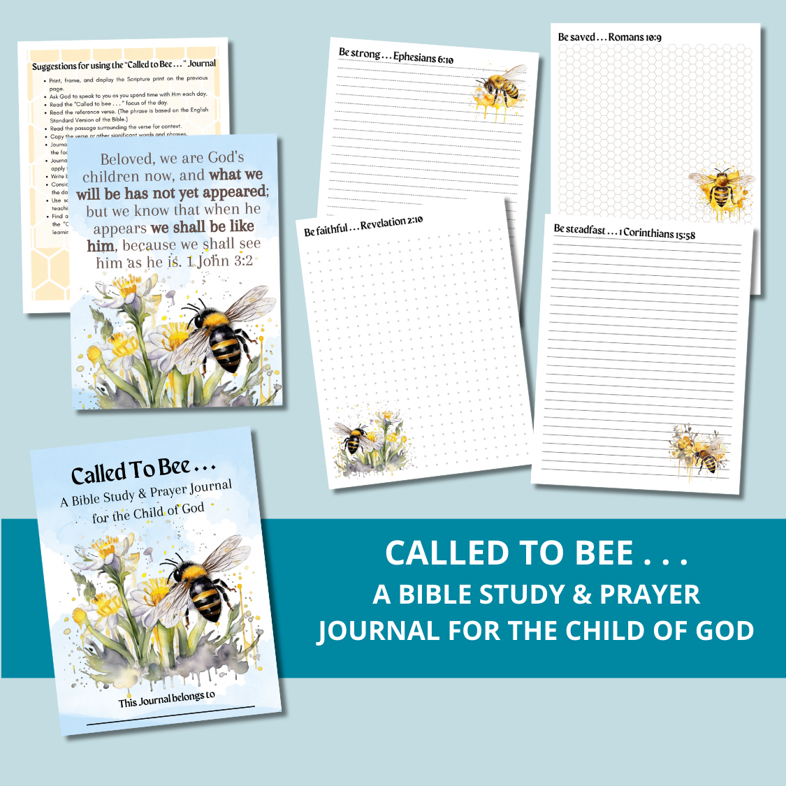 Called to Bee . . . Bundle - Calendar, Planner, Journal, & Wall Art