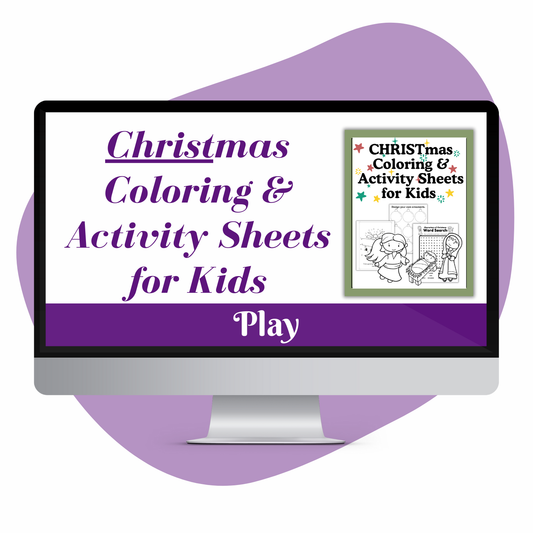 CHRISTmas Coloring and Activity Sheets for Kids - PDF Printable