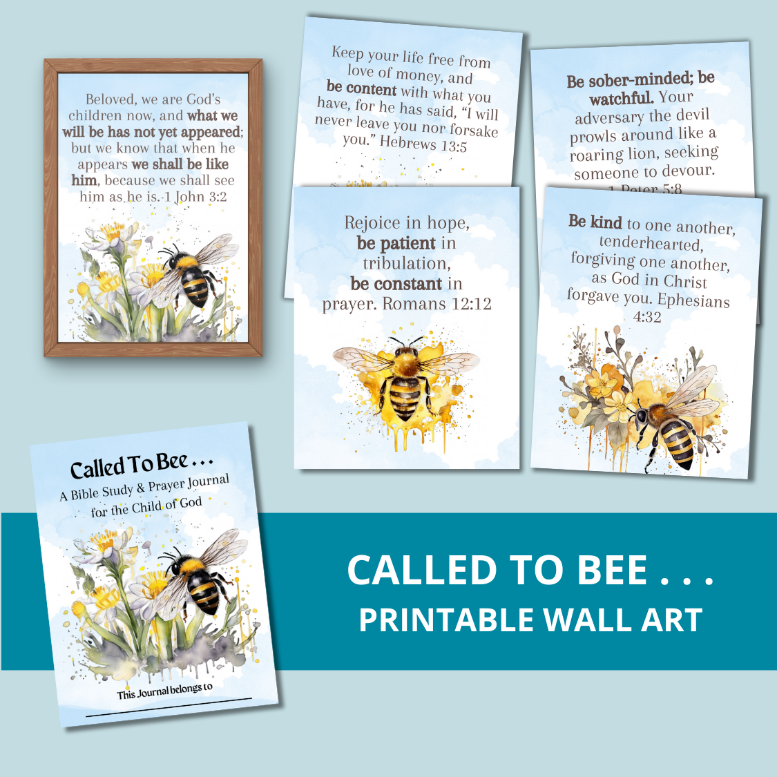 Called to Bee . . . Bundle - Calendar, Planner, Journal, & Wall Art
