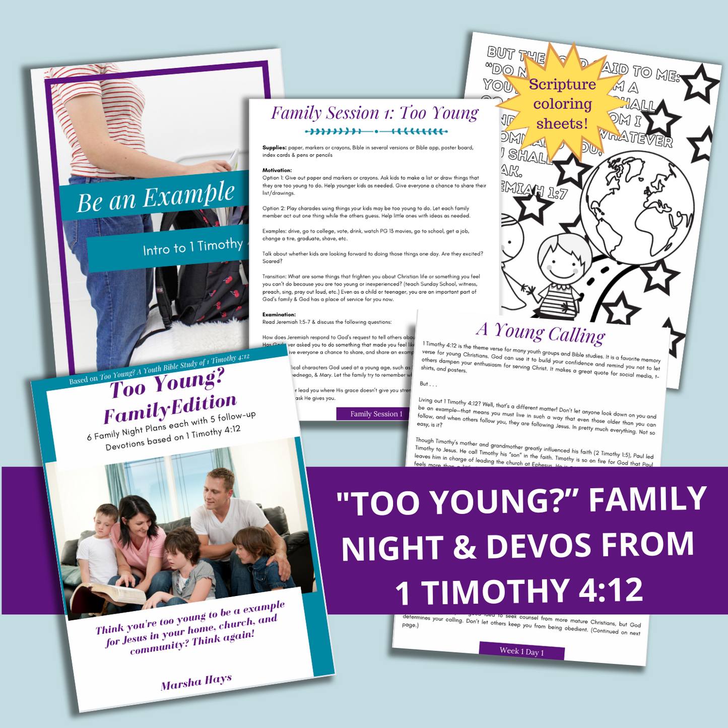 "Too Young?" Family Devotional Bundle