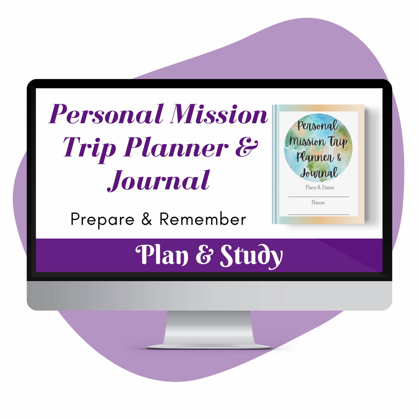 Personal Mission Trip Planner and Journal Printable PDF