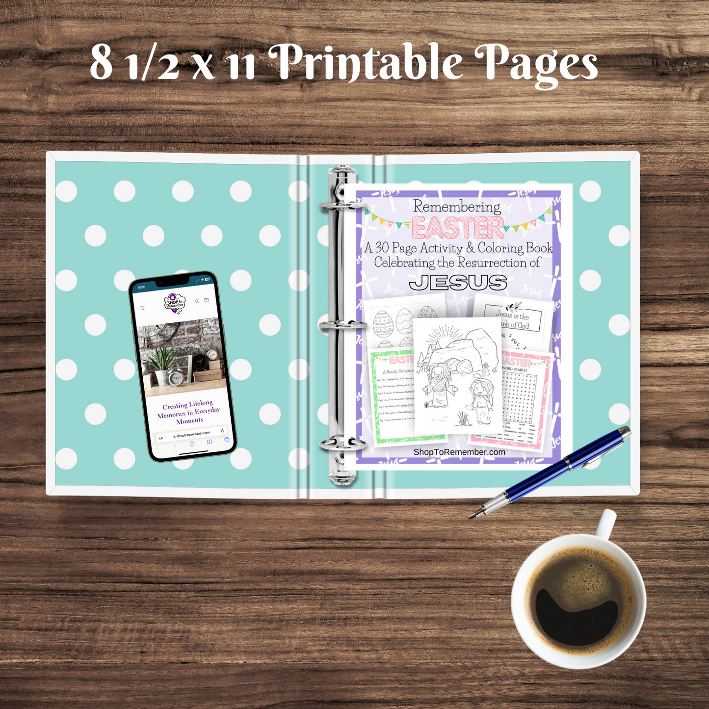Remembering Easter: Christian Coloring and Activity Pages Celebrating the Resurrection of Jesus
