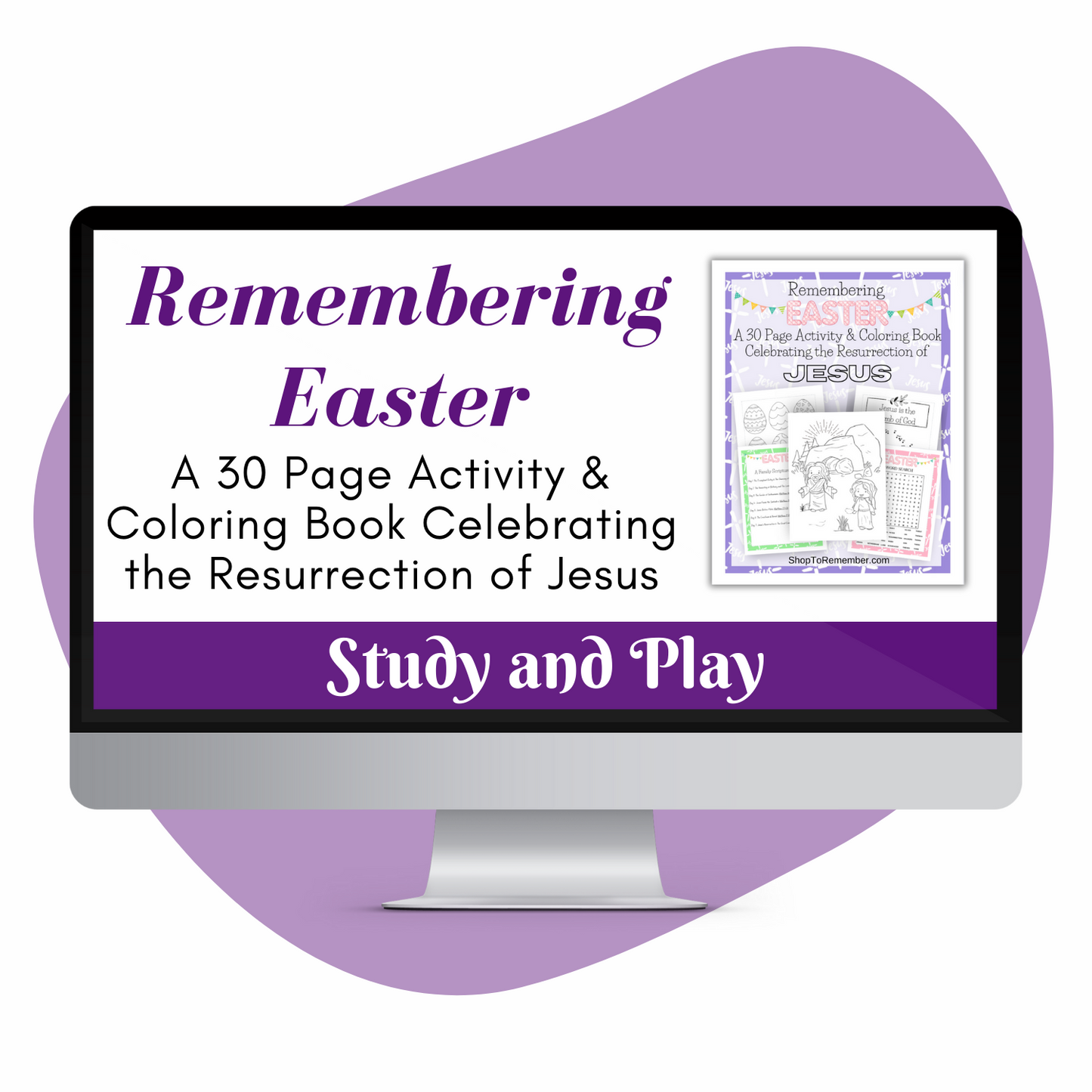 Remembering Easter: Christian Coloring and Activity Pages Celebrating the Resurrection of Jesus