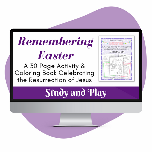 Remembering Easter: Christian Coloring and Activity Pages Celebrating the Resurrection of Jesus