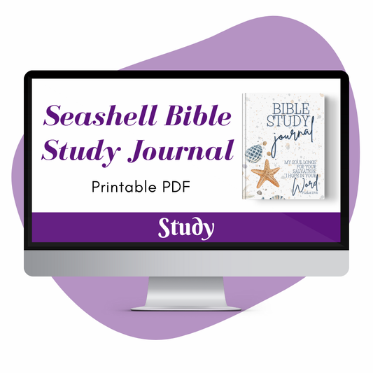 Seashell Bible Study Journal Printable PDF