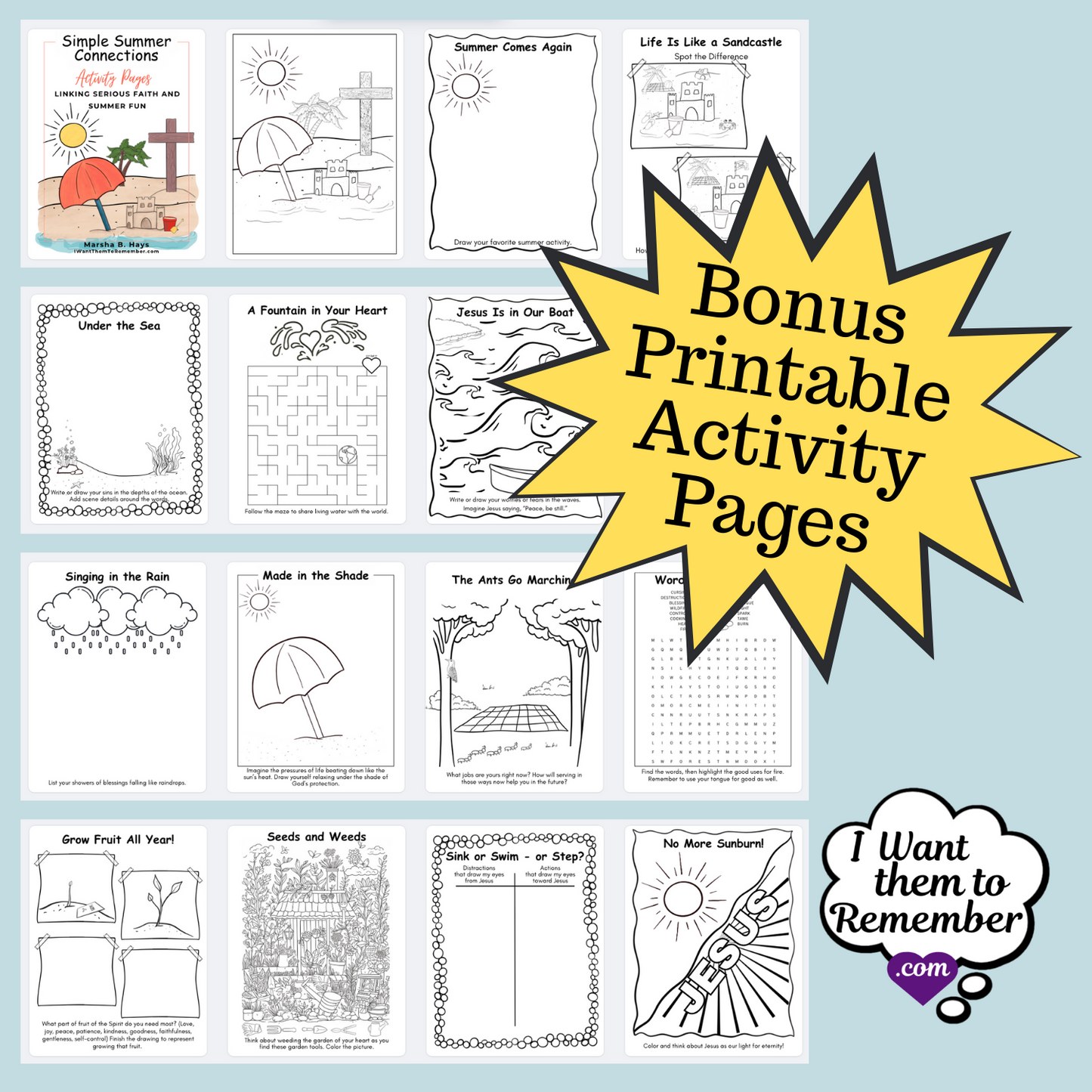 Simple Summer Connections: Family Devotions Linking Serious Faith and Summer Fun